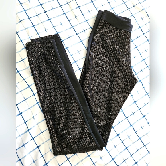calzedonia single side Black sequins leggings - Picture 3 of 9